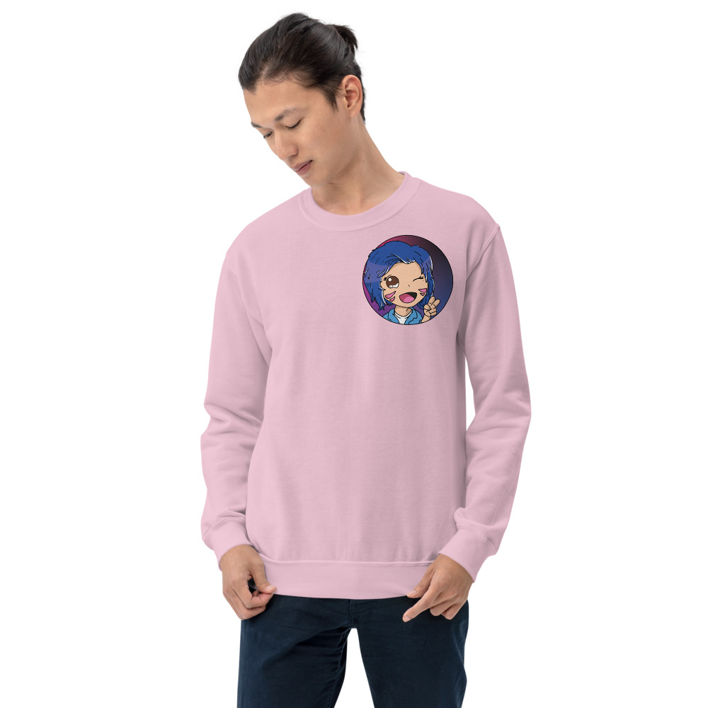 Gamer Clothing Ginny Twitch Merch Merchandise Unisex Male Female Sweatshirt Small Median large Extra Pink
